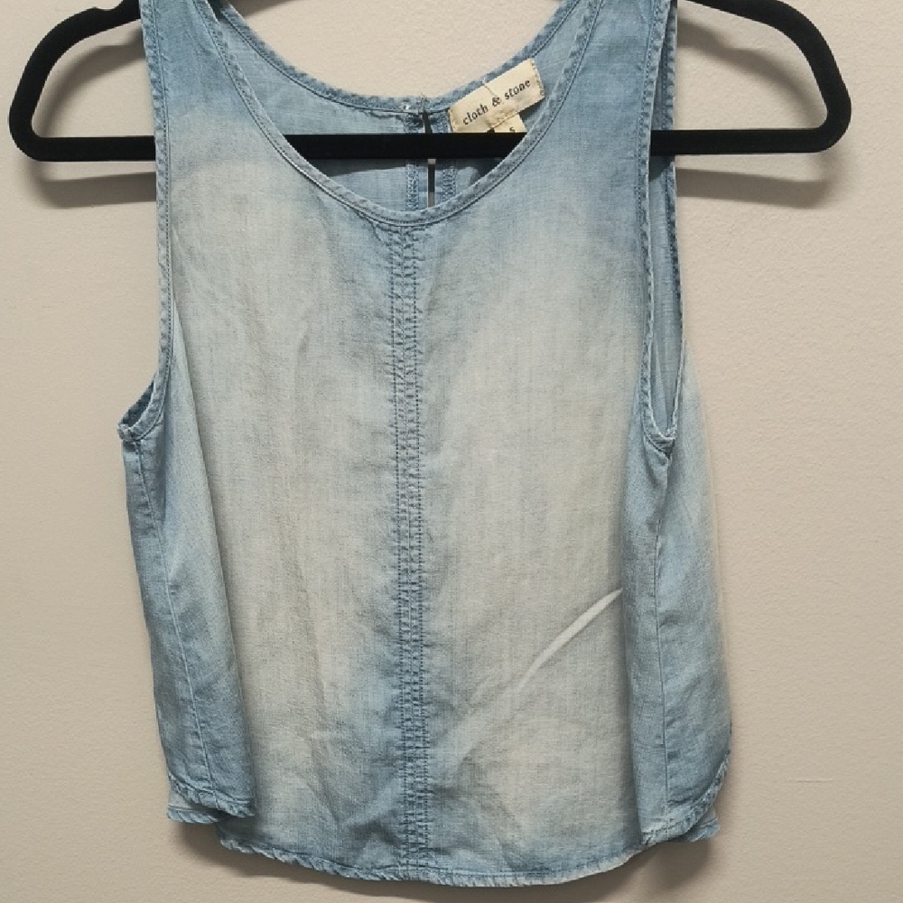 Cloth & Stone Sky Blue Tank Top